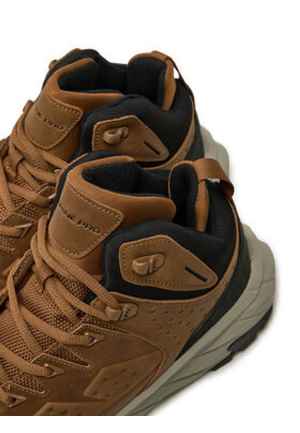 ALPINE PRO - Alpine Pro Trekkingi Defet MBTD452 909PL Brązowy. Kolor: brązowy. Materiał: skóra. Sport: turystyka piesza