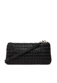 Calvin Klein Jeans Torebka Rouched Zip Top Bag LV04K3090G Czarny. Kolor: czarny. Materiał: skórzane #4