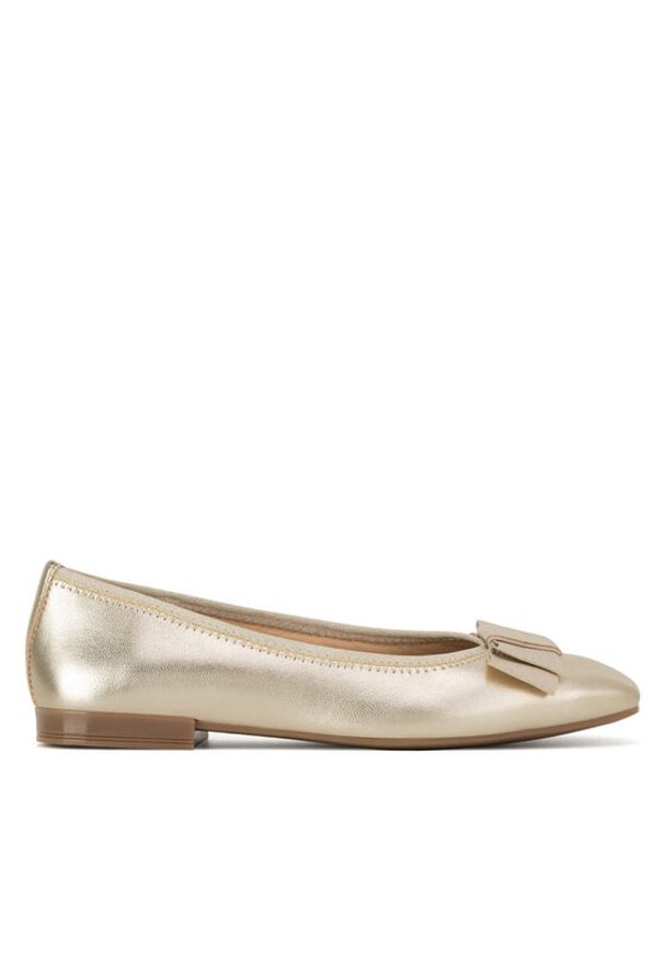 Lasocki Baleriny CEO-RST-ROMI-43 Złoty. Kolor: złoty. Materiał: skóra
