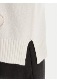 Liu Jo Sweter MF5444 MS76L Écru Regular Fit. Materiał: wiskoza #4