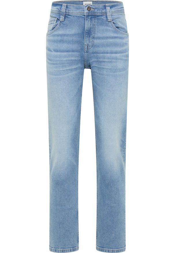 Mustang - Męskie Spodnie Jeansowe MUSTANG Denver Straight Denim Blue 1014878 5000 414