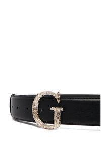Guess Pasek BW9367 P6335 Czarny. Kolor: czarny. Materiał: skóra #2