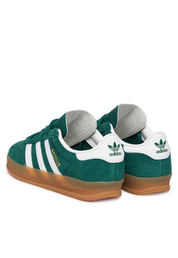 Adidas - adidas Sneakersy Gazelle Indoor IH9134 Zielony. Kolor: zielony. Materiał: skóra, zamsz. Model: Adidas Gazelle