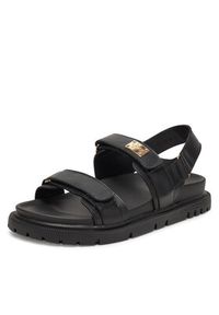 MEXX Sandały MX/020C-HY Czarny. Kolor: czarny. Materiał: skóra #7