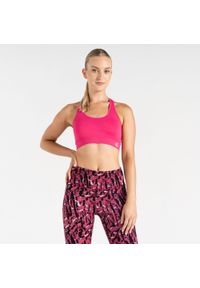 DARE 2B - Stanik sportowy damski Don't Sweat It. Kolor: różowy. Materiał: elastan, poliamid #1