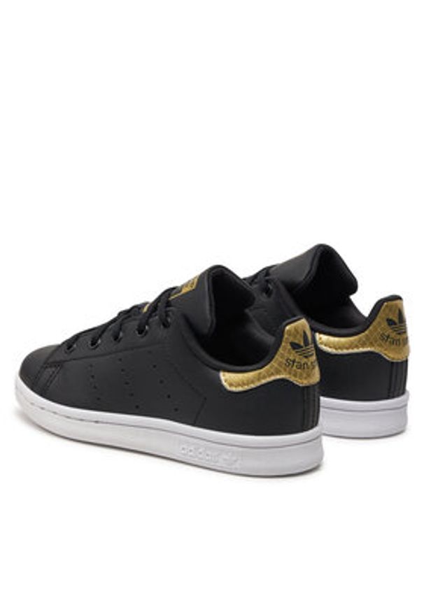 Adidas - adidas Sneakersy Stan Smith C GY4262 Czarny. Kolor: czarny. Materiał: skóra. Model: Adidas Stan Smith