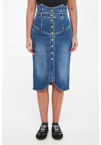 Elisabetta Franchi - Spódnica jeansowa midi ELISABETTA FRANCHI. Materiał: jeans #3