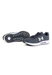 Buty Under Armour Micro G Pursuit Bp M 3021953-103 szare. Kolor: szary. Materiał: materiał, syntetyk, guma. Szerokość cholewki: normalna. Sport: fitness