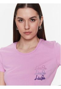 Liu Jo T-Shirt WA3139 J6308 Różowy Regular Fit. Kolor: różowy. Materiał: bawełna #3