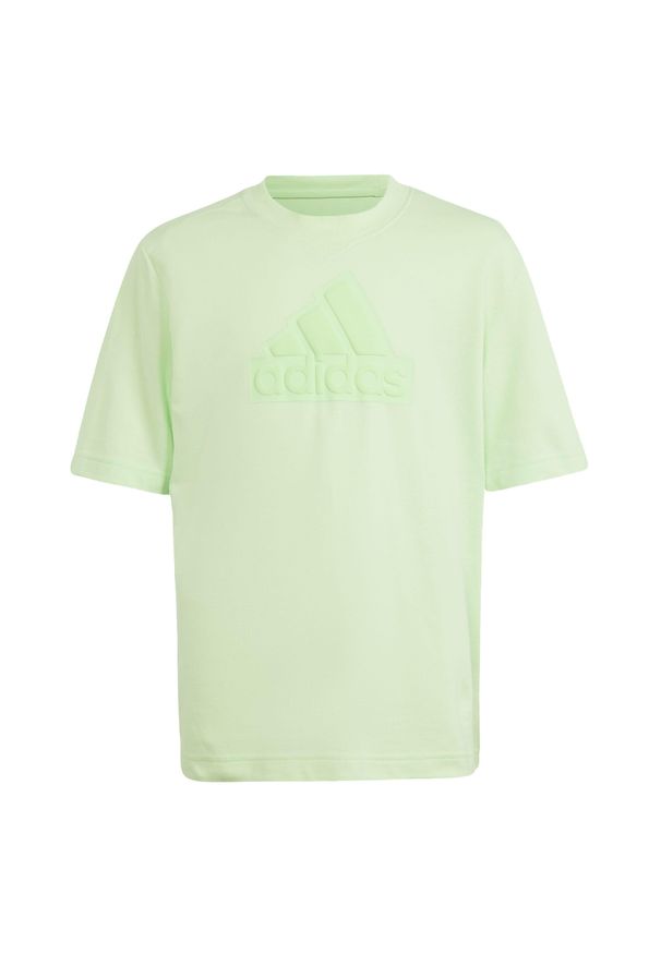 Adidas - Future Icons Logo Piqué Tee. Kolor: zielony. Sport: fitness