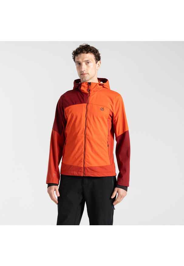 DARE 2B - Softshell turystyczny męski Mountaineer. Kolor: pomarańczowy. Materiał: softshell. Sport: turystyka piesza