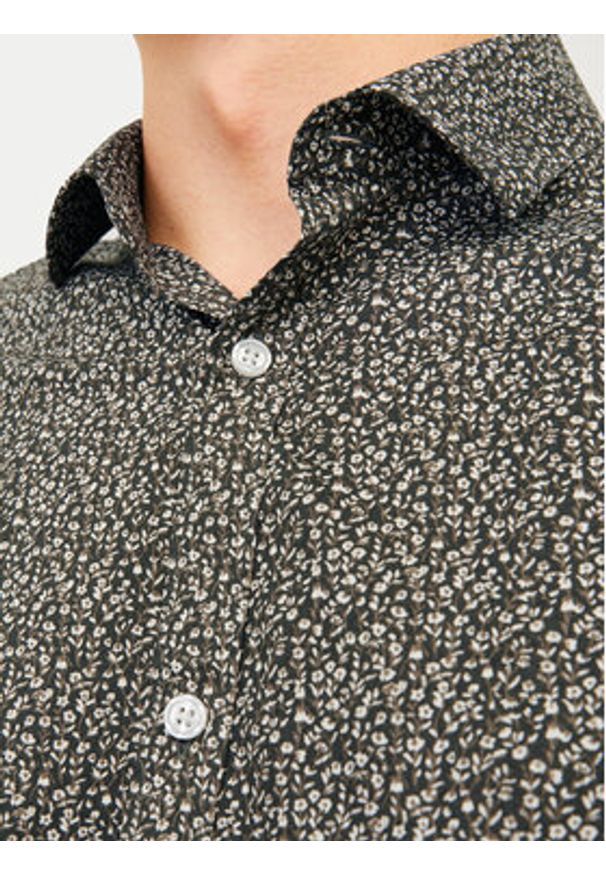 Jack & Jones Koszula Blackpool 12260625 Szary Slim Fit. Kolor: szary. Materiał: bawełna