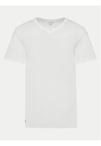 Lacoste Komplet 3 t-shirtów TH9008 Biały Slim Fit. Kolor: biały. Materiał: bawełna