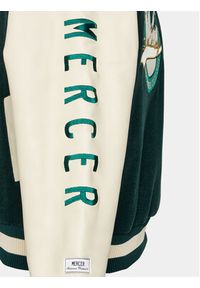 Mercer Amsterdam Kurtka bomber The Varsity MEAP233001 Zielony Regular Fit. Kolor: zielony. Materiał: wełna
