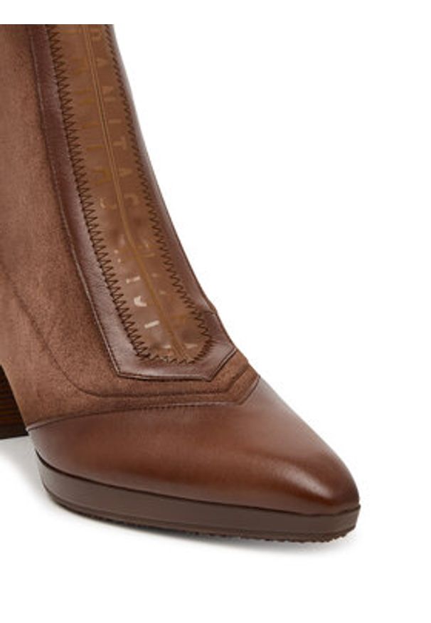 Hispanitas Botki HI254186 Brązowy. Kolor: brązowy. Materiał: materiał