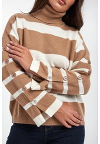 Liu Jo - Golf damski wełniany LIU JO. Typ kołnierza: golf. Materiał: wełna #3