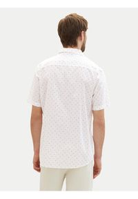 Tom Tailor Koszula 1040138 Biały Regular Fit. Kolor: biały. Materiał: bawełna #6