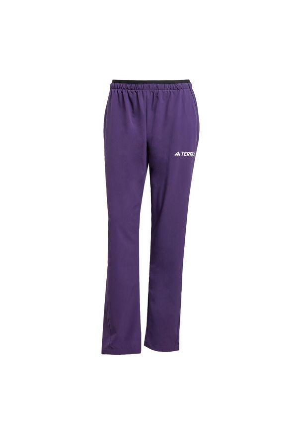 Adidas - Spodnie Terrex Multi Liteflex. Kolor: fioletowy. Materiał: materiał