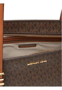 MICHAEL Michael Kors Torebka Quinn 30T5GQNT2B Brązowy. Kolor: brązowy. Materiał: skórzane #3