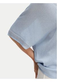 Morgan Bluzka 241-MCHRIS Błękitny Relaxed Fit. Kolor: niebieski. Materiał: wiskoza #2