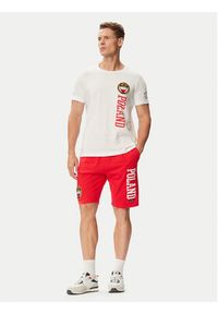 Beverly Hills Polo Club T-Shirt F-SS26M-TS0005 POL Biały Regular Fit. Typ kołnierza: polo. Kolor: biały. Materiał: bawełna #2