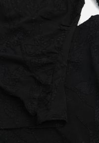 Renee - Czarny Letni Komplet z Dodatkiem Wiskozy Wiązany Top Typu Halter i Spónica Eimios. Kolor: czarny. Materiał: wiskoza #7