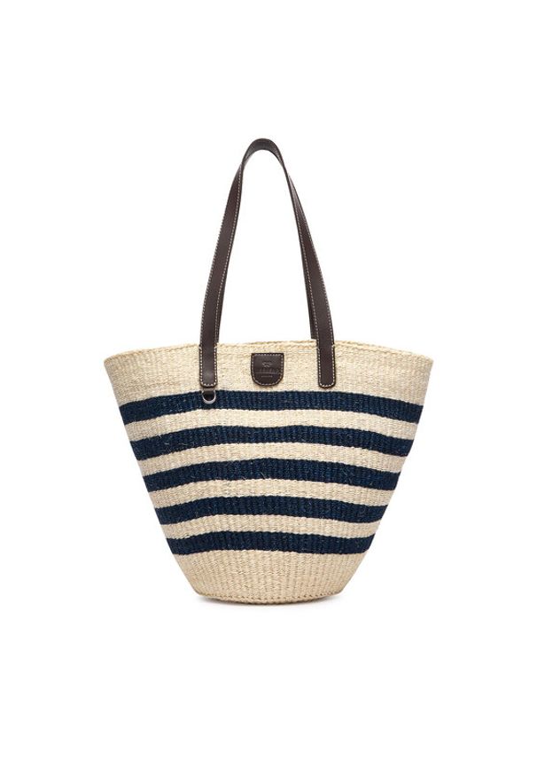 Weekend Max Mara Torebka 2615511015650 Granatowy. Kolor: niebieski. Materiał: skórzane, zamszowe