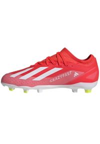 Adidas - Buty piłkarskie adidas X Crazyfast League Fg Jr IF0693 czerwone. Zapięcie: sznurówki. Kolor: czerwony. Materiał: syntetyk, guma. Sport: piłka nożna #4