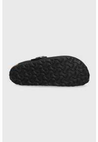 Birkenstock klapki Boston damskie kolor czarny. Nosek buta: okrągły. Kolor: czarny. Materiał: materiał, guma. Wzór: gładki #3