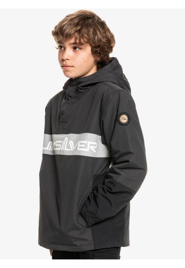 Kurtka wiosenna chłopięca Quiksilver Tazawa. Kolor: szary. Materiał: nylon. Sezon: wiosna. Sport: turystyka piesza