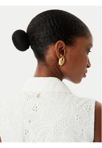 LOLA CASADEMUNT Sukienka koszulowa LS2616144 Biały Regular Fit. Kolor: biały. Materiał: bawełna. Typ sukienki: koszulowe #4