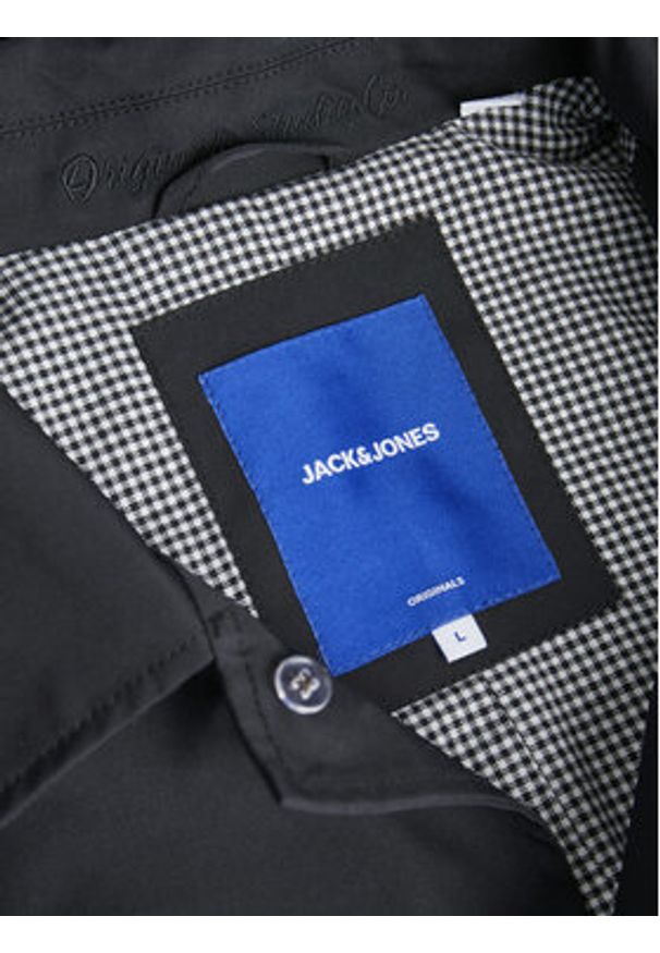 Jack & Jones Płaszcz przejściowy Pilo 12260472 Czarny Regular Fit. Kolor: czarny. Materiał: syntetyk