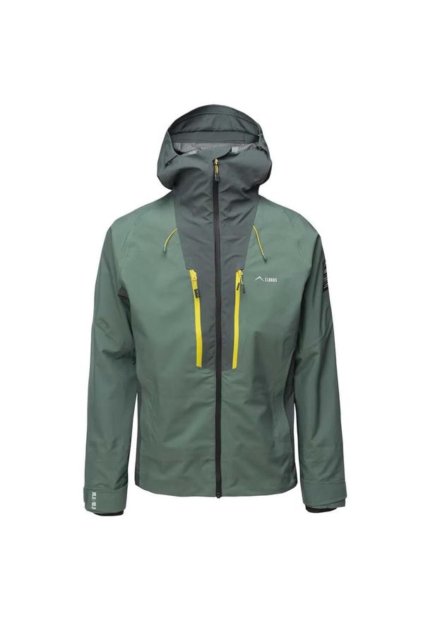 Elbrus - Lekka Kurtka Męska Malaku. Kolor: szary, wielokolorowy, zielony. Sport: turystyka piesza