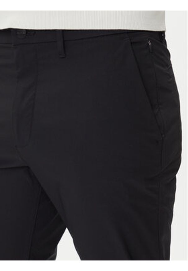 Calvin Klein Spodnie materiałowe LV04LB610G Czarny Slim Fit. Kolor: czarny. Materiał: syntetyk