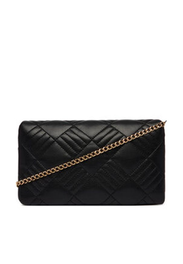 Love Moschino - LOVE MOSCHINO Torebka JC4269PP0OKH1000 Czarny. Kolor: czarny. Materiał: skórzane