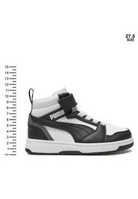 Puma Sneakersy Rebound V6 Mid Ac+ Ps 393832 01 Biały. Kolor: biały. Materiał: skóra #5