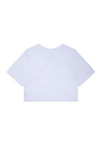 Levi's® - Levi's T-shirt dziecięcy kolor biały. Okazja: na spotkanie biznesowe. Kolor: biały. Materiał: dzianina. Długość rękawa: krótki rękaw. Długość: krótkie. Wzór: nadruk. Styl: biznesowy #2