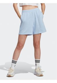 Adidas - adidas Szorty sportowe Shorts IL9618 Błękitny. Kolor: niebieski. Materiał: bawełna #1