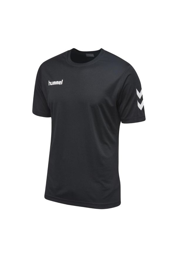 Koszulka z krótkim rękawem sportowa męska Hummel Core Polyester Tee. Kolor: czarny. Długość rękawa: krótki rękaw. Długość: krótkie