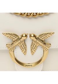 Pinko Torebka Love One Mini Dc PE 23 PRR 100074 A0F1 Écru. Materiał: skórzane #4