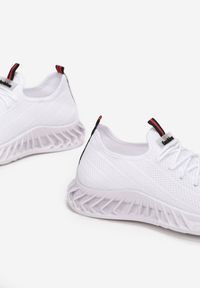 Born2be - Białe Buty Sportowe Cillitrite. Nosek buta: okrągły. Zapięcie: bez zapięcia. Kolor: biały. Materiał: materiał. Szerokość cholewki: normalna #3