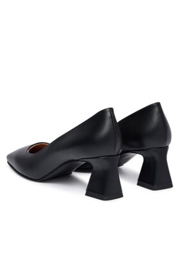 Pollini Czółenka SA10045G0NTC0000 Czarny. Kolor: czarny. Materiał: skóra