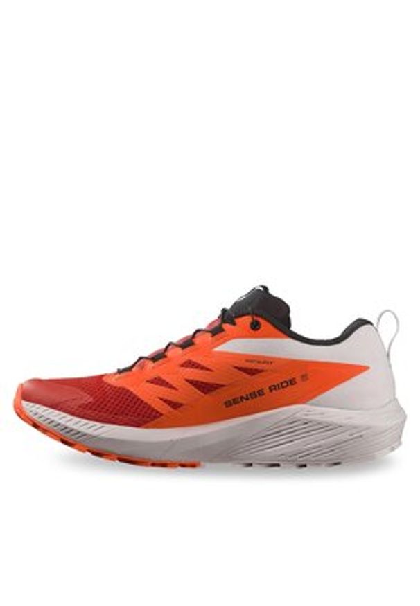salomon - Salomon Buty do biegania Sense Ride 5 L47046200 Pomarańczowy. Kolor: pomarańczowy. Materiał: materiał