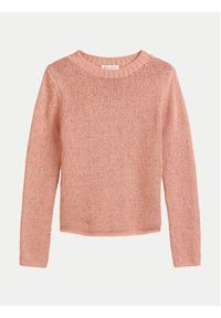 Marc O'Polo Sweter M03 5136 60079 Koralowy Regular Fit. Typ kołnierza: polo. Kolor: pomarańczowy. Materiał: bawełna, syntetyk #3
