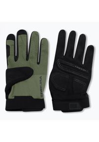 ENDURA - Rękawiczki rowerowe Endura Loop Full Finger. Kolor: wielokolorowy, czarny, zielony. Sport: kolarstwo #1