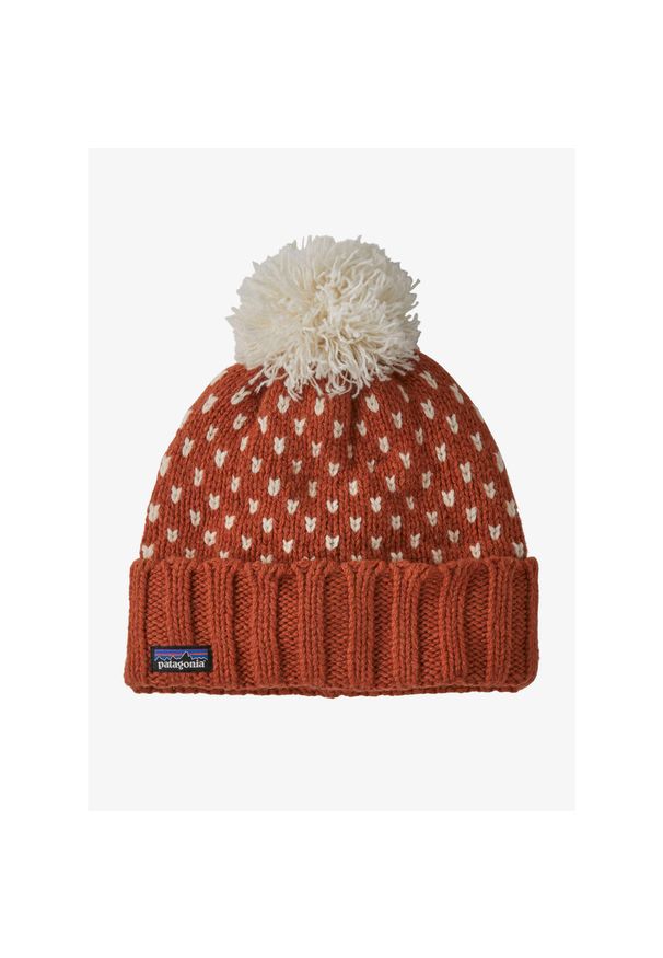 Czapka zimowa Patagonia Snowbelle Beanie - offset dot/burnished red. Kolor: czerwony. Sezon: zima