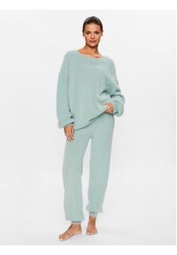 LA PERLA - La Perla Sweter 0055940 Zielony Relaxed Fit. Kolor: zielony. Materiał: wełna