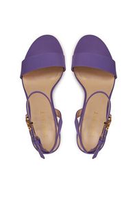 TwinSet - TWINSET Sandały 241TCP102 Fioletowy. Kolor: fioletowy. Materiał: materiał #4