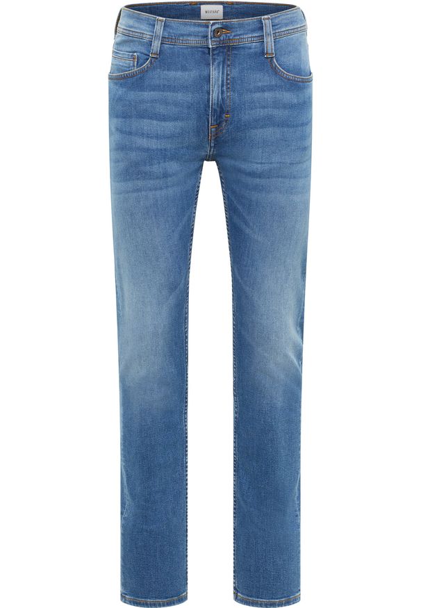 Męskie Spodnie Jeansowe Mustang Style Oregon Slim Denim Blue 1016315 5000 583