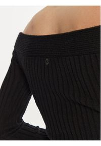 Guess Sukienka koktajlowa Milana W4BK26 Z2V42 Czarny Slim Fit. Kolor: czarny. Materiał: syntetyk. Styl: wizytowy #4